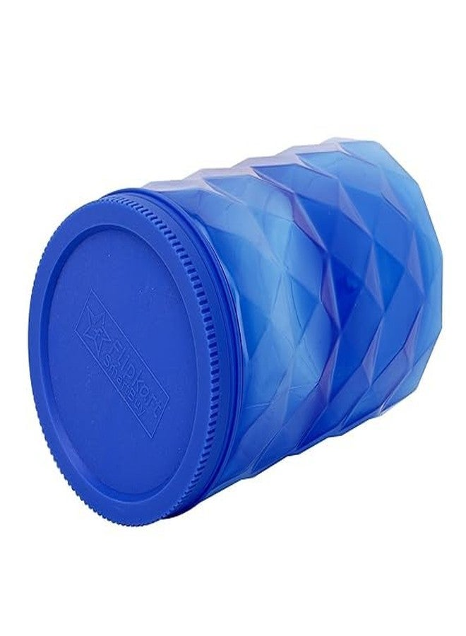 SIMPARTE Twister Jar Barni 680ml Round Container Set of 6 in Blue Color with Airtight Lid for Pantry Storage of Spices, Masala, Pickles, Dry Fruits, Snacks, Herbs, Sugar, Tea & Coffee - Image 4